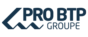Logo de l'entreprise Pro BTP Groupe.